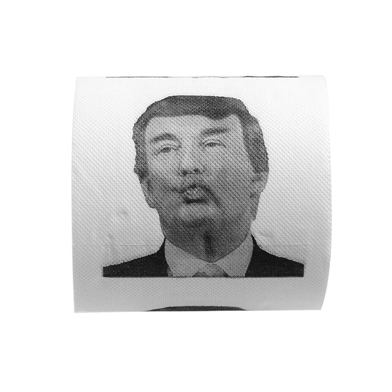 Двухслойная печатная Гиллари Клинтон Дональд Трамп доллар Юмористическая