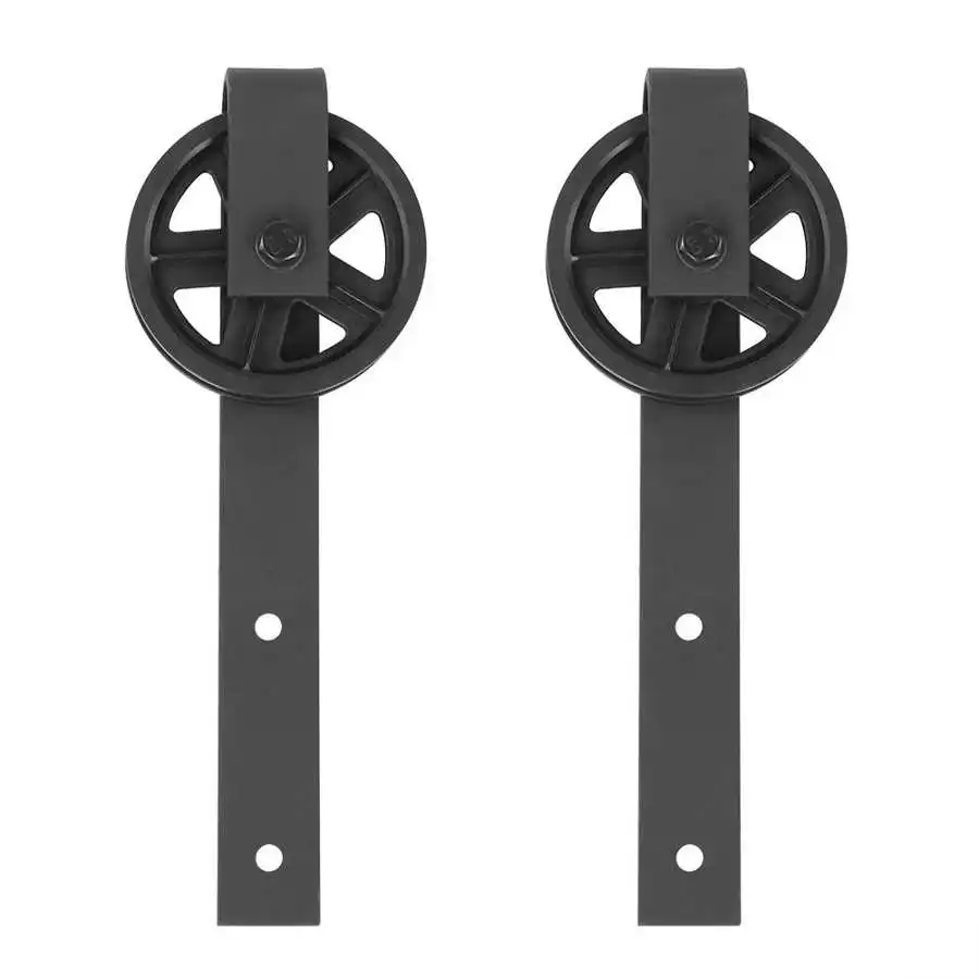 Sliding Barn Rail 10FT Double Door Splicing Round Carbon Steel Hanging rollers for sliding door | Обустройство дома