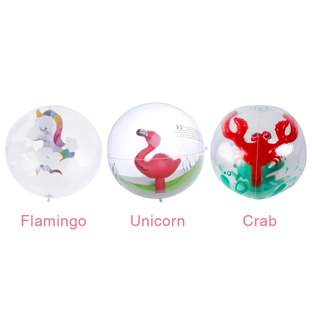 

Summer Water Inflatable Beach Ball Swimming Pool Fruit Entertainment Outdoor Game Floating Balloons Bubble Ball Party Accessorie