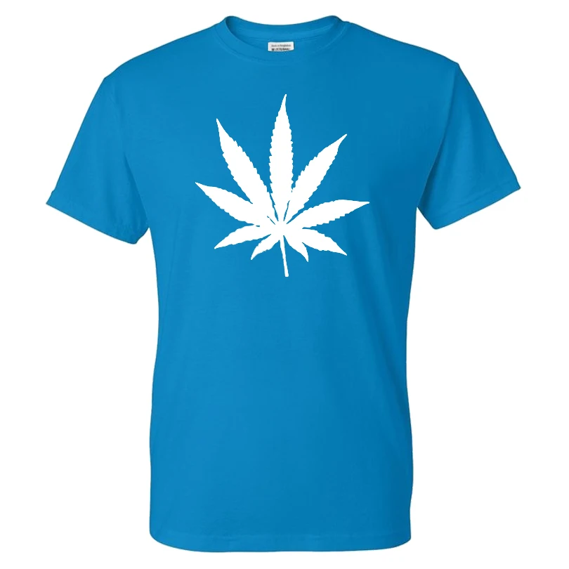 

2020 Trendy Men Women T-shirt Weed Print Streetwear O-Neck Short Sleeve Tshirt Leaves Pattern Cotton Fashion T Shirt Tees Tops