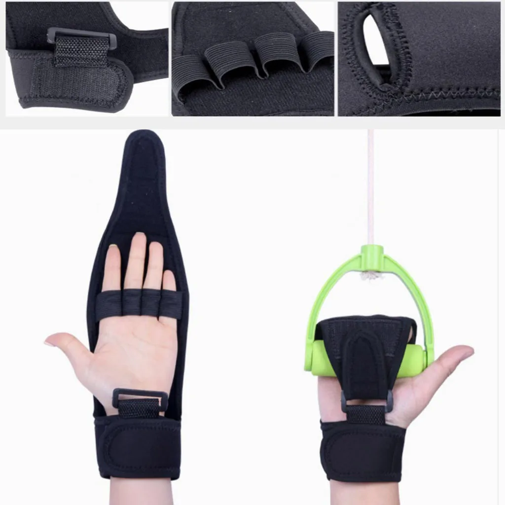 Силовые реабилитационные перчатки рукоятка для пальцев шина эластичная