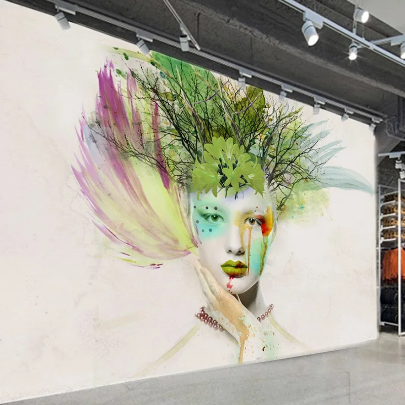 Фотообои на заказ 3D Граффити Постер красоты украшение для парикмахерской