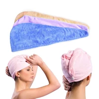 quick drying turban capsponytailladiesquick drying microfiber turban caps for drying hair moisture absorbingtowel showercap
