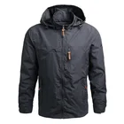 Новинка 2021, зимняя куртка, ветровка большого размера, Мужская трендовая уличная спортивная модная повседневная куртка-бомбер с капюшоном для альпинизма, Мужское пальто