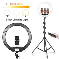 1845cm ring light with tripod photography lamp dimmable photographic lighting studio video for makeup youtube live