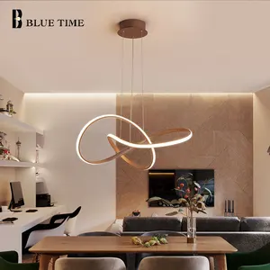 Современный подвесной светильник s для гостиной, столовой, столовой, акриловый алюминиевый корпус, светодиодный потолочный светильник, светильники, подвесной светильник