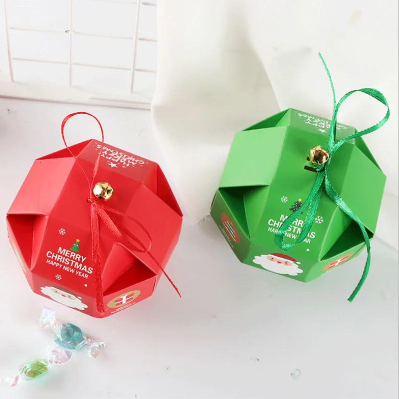 Лимит 100 10 шт креативная Веселая коробка с рождественскими конфетами бумажная