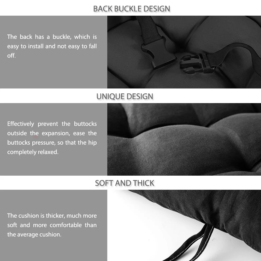 Подушка для спинки сиденья Нескользящая подушка подушки кресла качалки мягкие