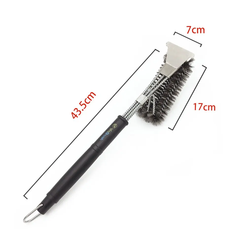 Щетка для гриля барбекю щетка инструмент очистки проволочной щетиной из