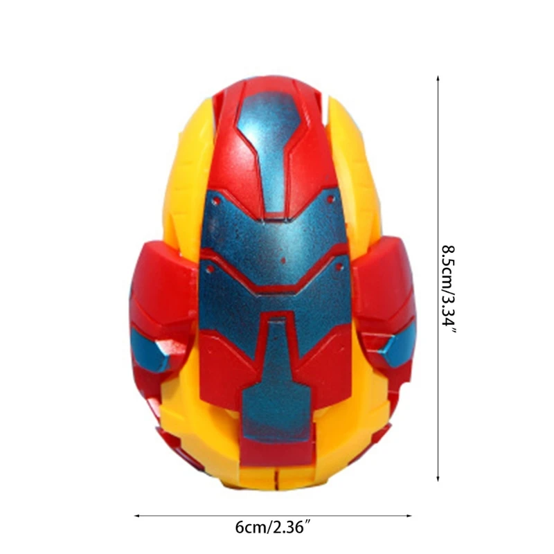 

Dinosaur Eggs Deformation Robot Toy Automatic Transform Kids Educational Gift H055