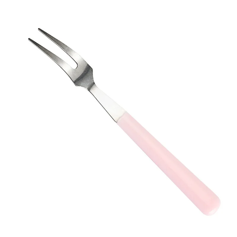 Оригинальная вилка для фруктов из нержавеющей стали знак жмых тортов лун десерт