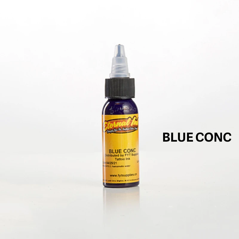 blue conc Синий бренд dynamic, краска для татуировок, пигмент, динамические чернила, tinta, тату, чернила, tinta, tatuaje, цвет татуировки, maquillaje, перманентные цвета - Цвет: blue conc