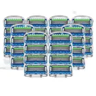 Бритва Gillette Fusion для мужчин, лезвия для бритья, новая сменная ручная машинка для безопасного бритья, прямые лезвия