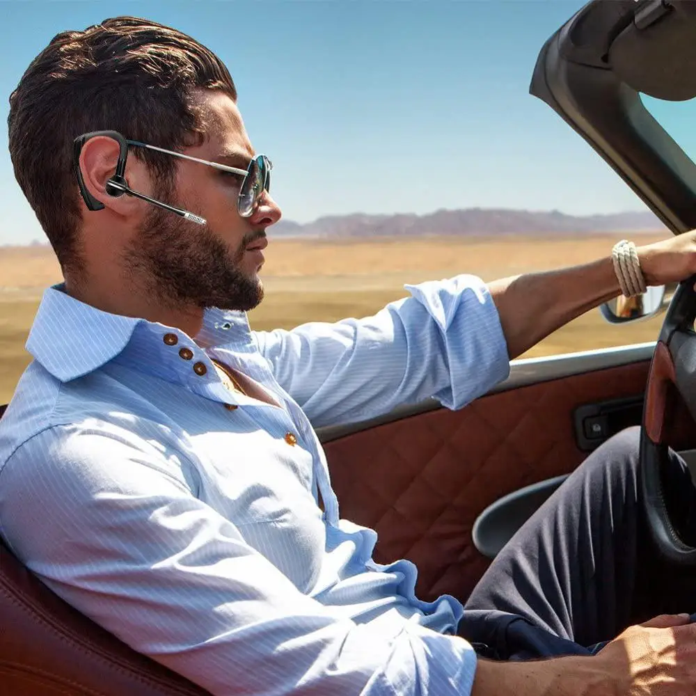 wireless earphones bluetooth headset business headphones hd noise canceling suitable for car sports traveloffice free global shipping