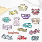 Креативная модная индивидуализированная брошь на лацкан с текстом и каплей, значок, булавка для джинсовой сумки, подарок для мужчин и женщин, модное украшение для одежды