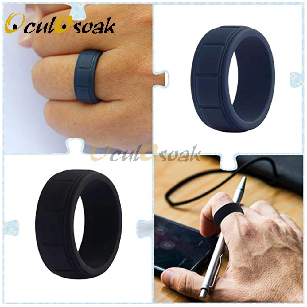 Женское кольцо из экологически чистого силикона модное популярное 8/9/10/11/12/13