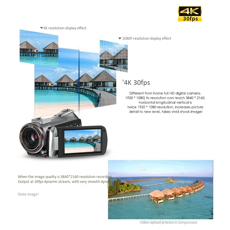 

ORDRO AZ50 Network Live Camera 4K HD Professional Video DV Live Camera Electronic Image Stabilization