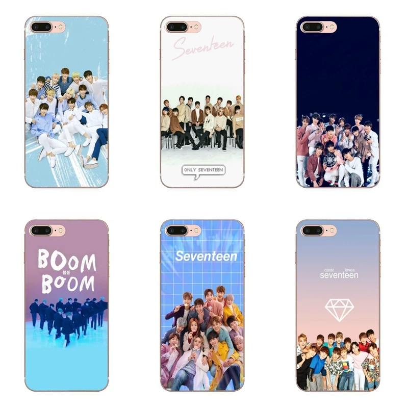 Seventeen group KPOP аксессуары чехол для телефона iPhone 11 Pro XS Max XR X 8 7 6 6S Plus 5 5S SE 4S 4 iPod Touch