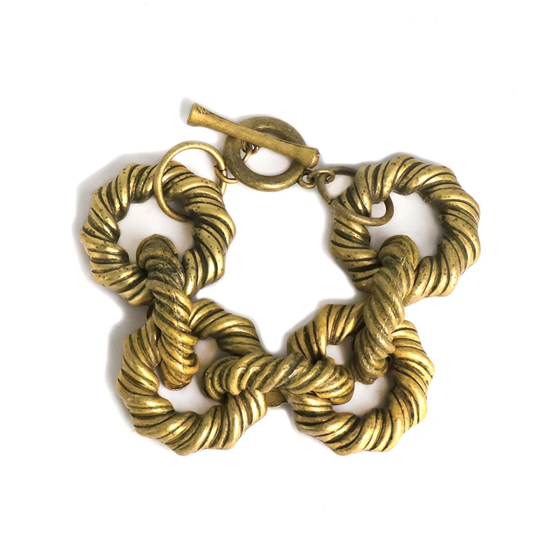 Женское Ожерелье и браслеты FASHIONSNOOPS ZA золотистого цвета Модные металлические