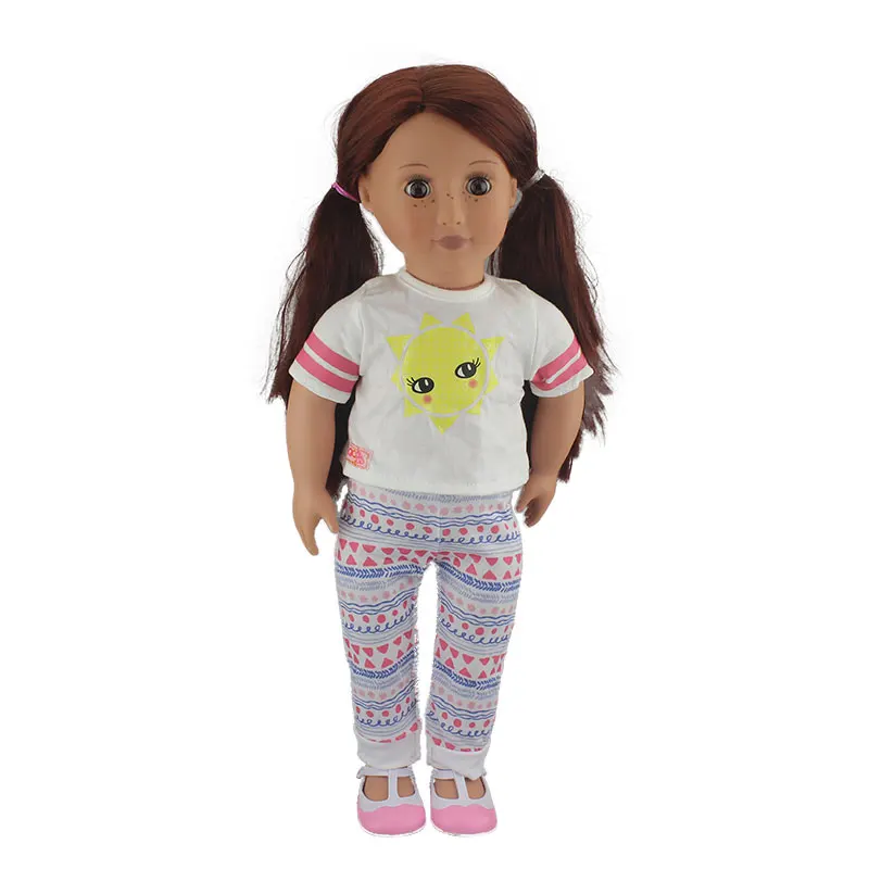 Новый Модный Оригинальный костюм для американской куклы 18-дюймовые кукольные