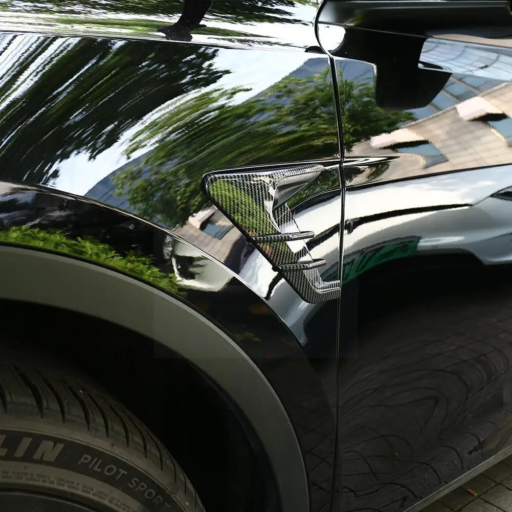 

for Tesla Model 3 /Y Car Side Wing Panel Cover Spoiler Dust Cover Camera Flanks Model 3 Decoration Modification Accessorie I4A6