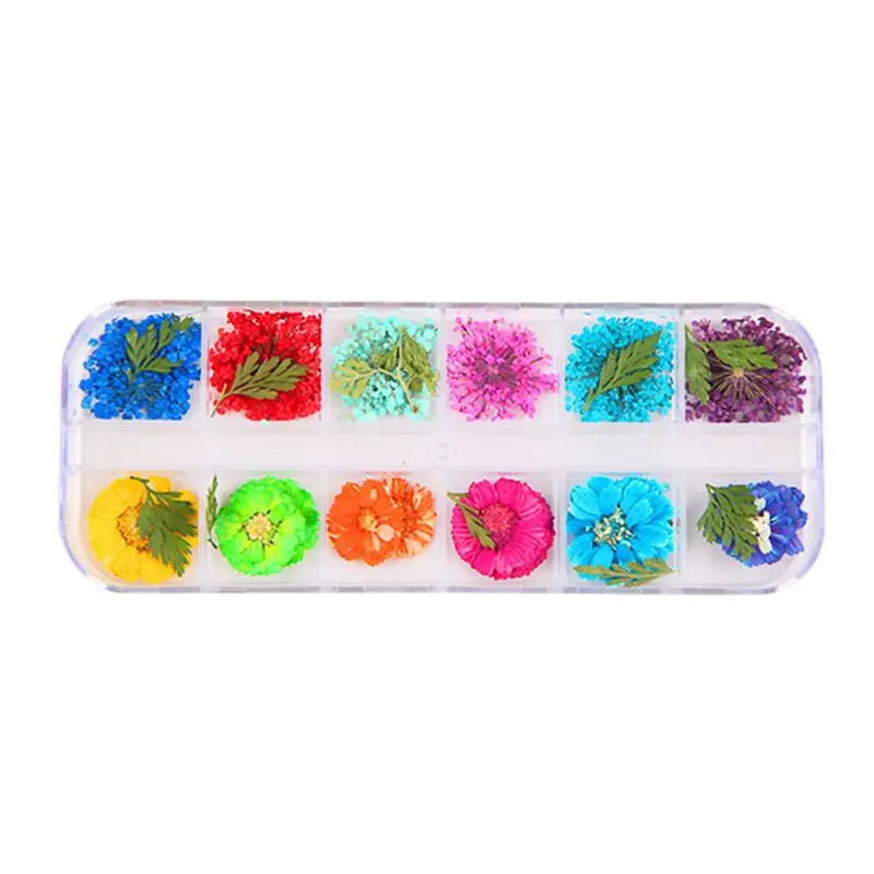 12 шт./кор. засушенные цветы эпоксидный Лист УФ украшения смолы силиконовые формы