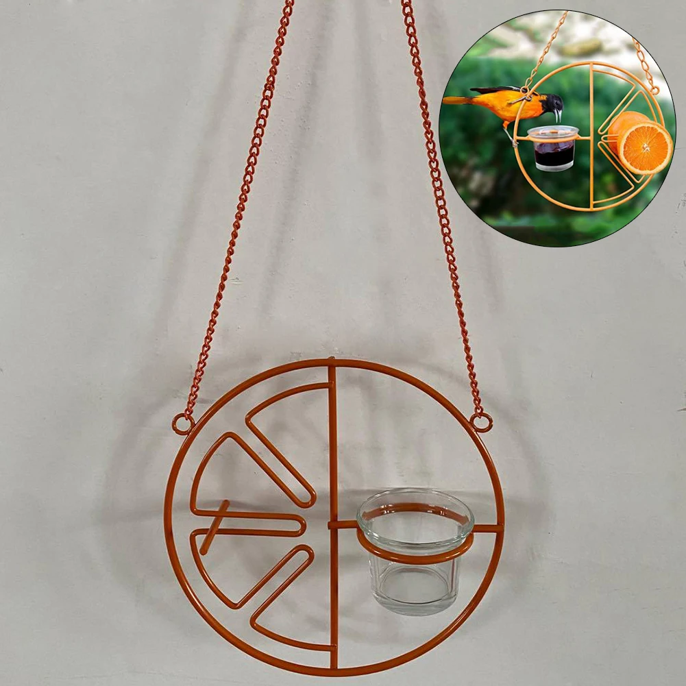 Портативный подвесной открытый кормушка для птиц автоматический виноградный