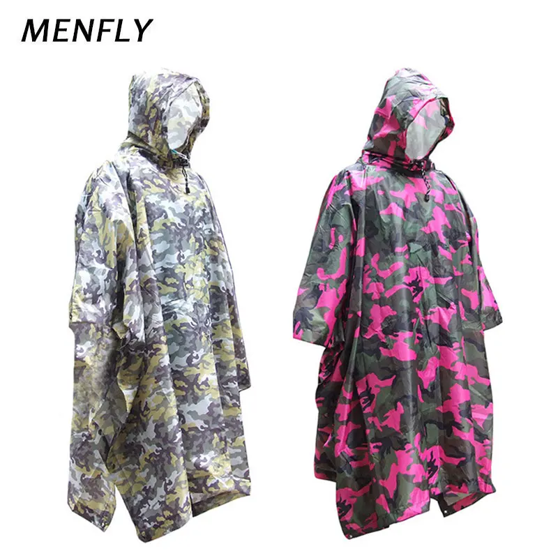 Многофункциональный Камуфляжный плащ MENFLY розовый/желтый супер светильник для