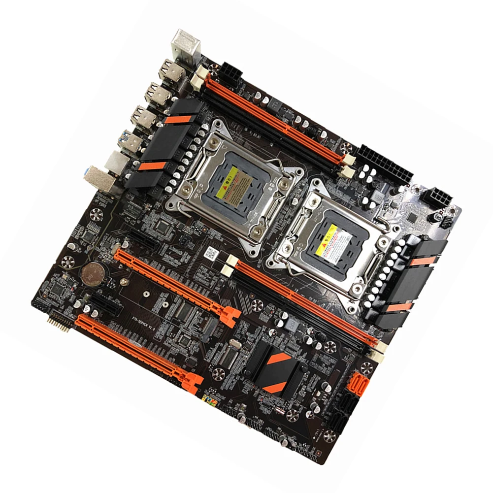 Verkaufen X79 Dual CPU Desktop PC Motherboard LGA 2011 16 USB Ports DDR3 SATA PCIE X16 PUBG Gaming Mainboard Computer Zubehör