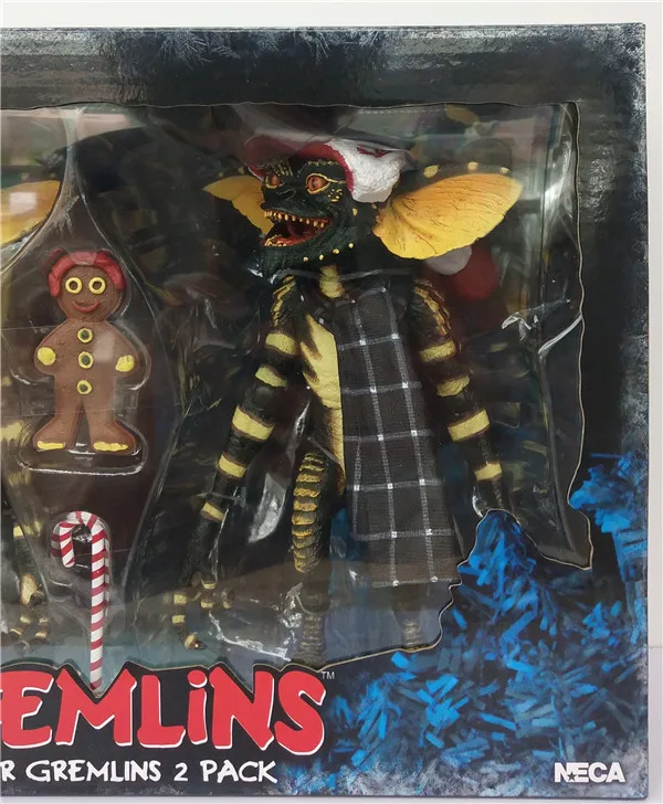 NECA Gremlins зимний костюм 2 упаковки фильм Gremlins инопланетянин набор Gremlin Greta фигурка модель игрушки оригинальная коллекция