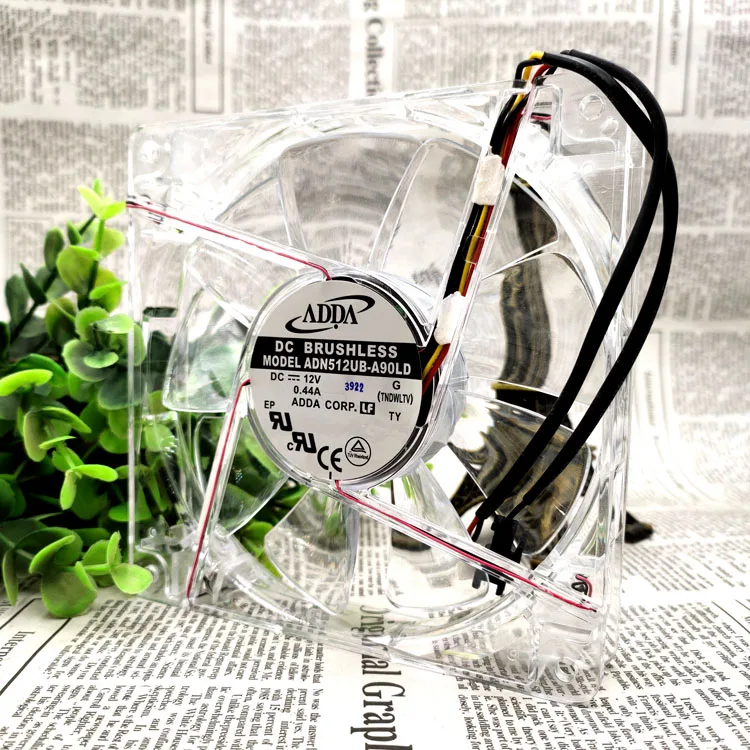 

NEW ADN512UB-A90LD 13525 12V 0.44A LED Motor protection cooling