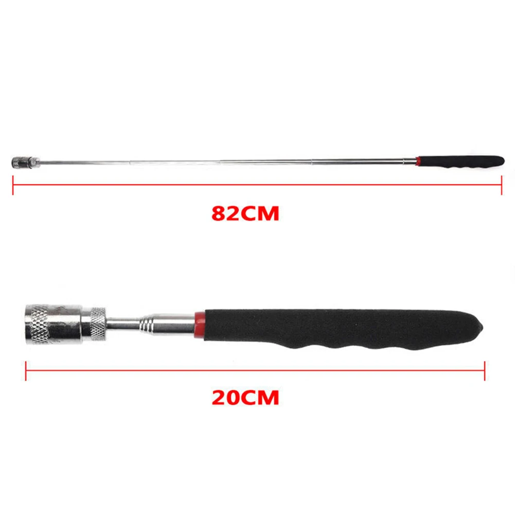 Светодиодный магнитный телескопическая ручка Нержавеющая сталь железа бар