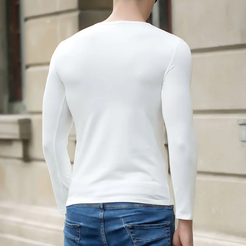 MRMT 2022 новая мужская футболка с длинным рукавом облегающая Мужская круглым