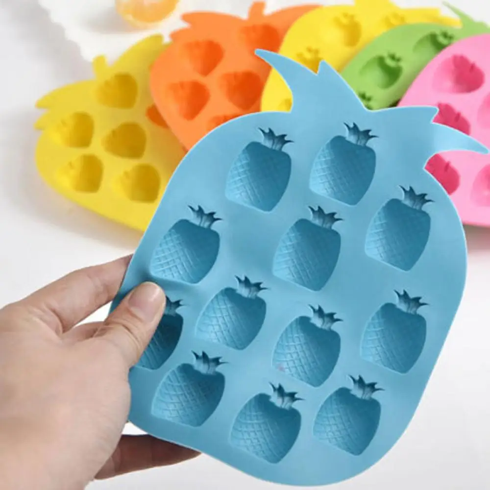 Силиконовая форма с узором ананас кубика льда для бара вечерние напиток желе