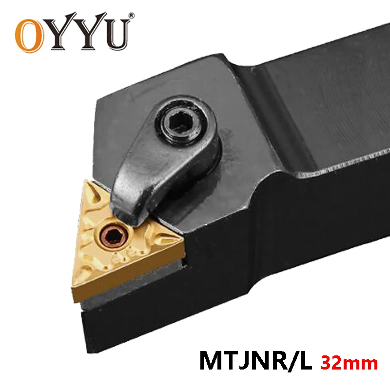 

OYYU MTJNR MTJNL 32mm MTJNR3232P16 MTJNL3232P16 MTJNR3232P22 MTJNL3232P22 Turning Tool Holder Carbide Inserts Shank Lathe Cutter