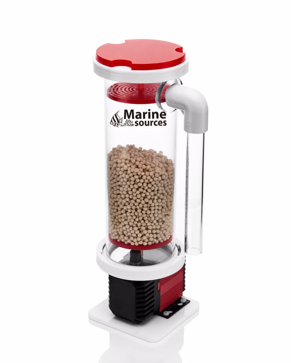 Fuentes marinas skimmer de Acuario, fuente marina de agua de mar, reactor de Bio Pellet con bomba, c&aacute;mara BRD1.2, capacidad total de 1.2L-3