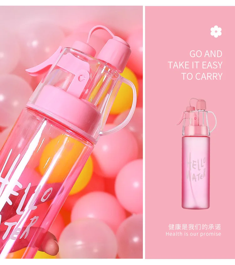 Спортивная чашка для воды с эффектом потертости летняя студентов портативная на