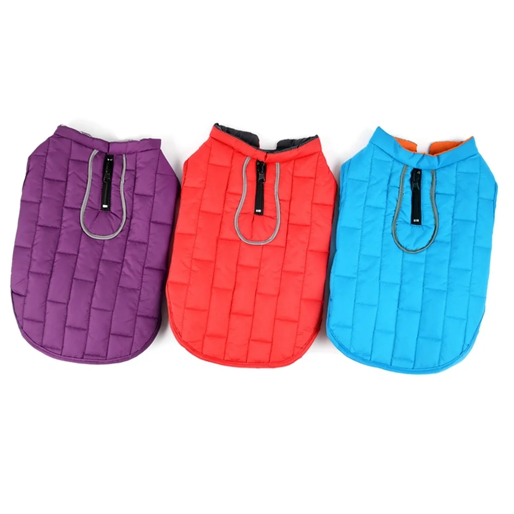 Зимняя одежда для собак светоотражающий водонепроницаемый жилет больших