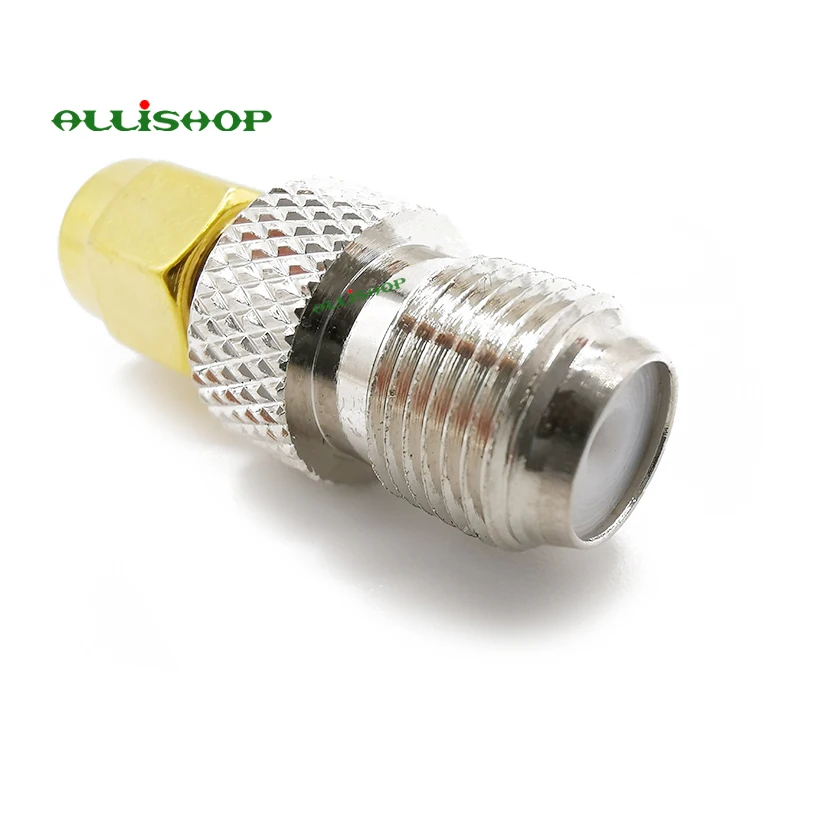 RF SMA-F адаптер RP SMA штекер к F Jack прямой коаксиальный разъем для авто радио антенна