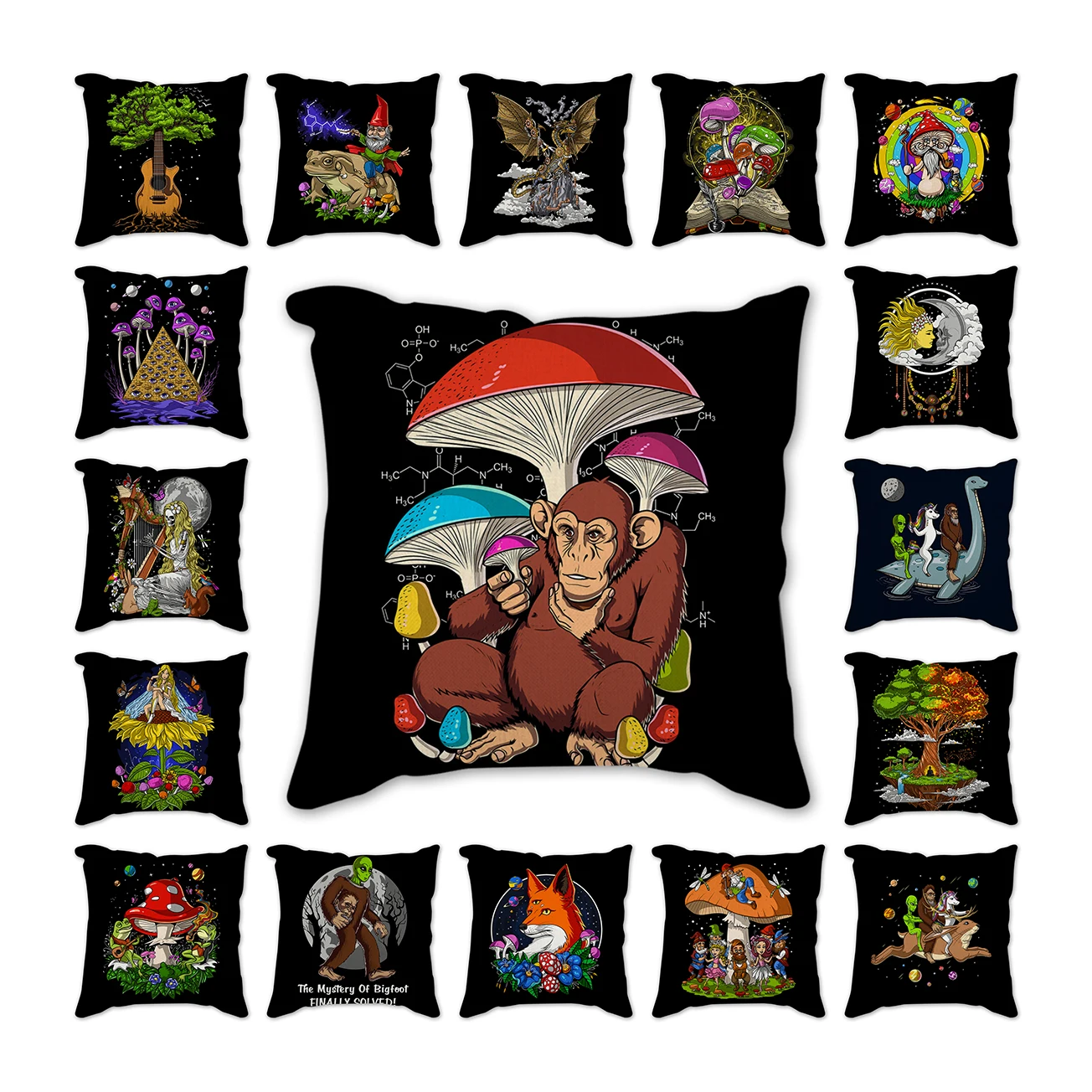 

Cartoons Pillow Covers Farmhouse Decor Cushion Cover 45x45cm Sofa Throw Pillows Home Decoration Decorative Pillows Decor