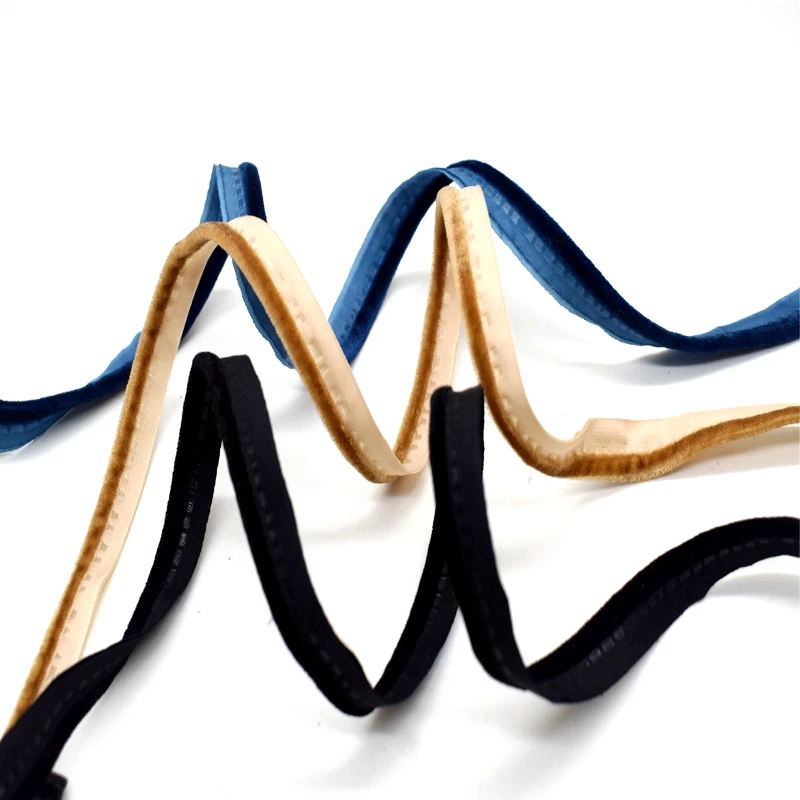 10 мм Высокое качество косой трубопроводов Флокированная нейлоновая мастер лента