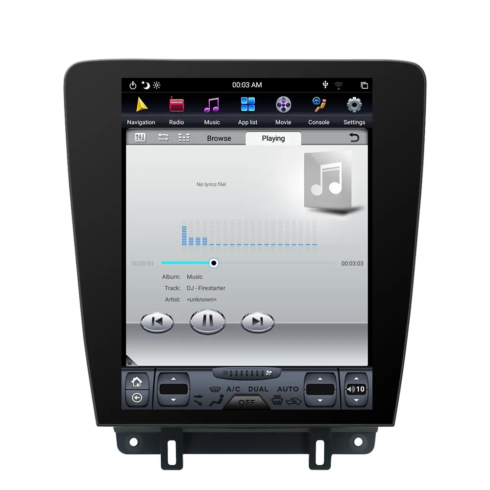 Автомагнитола в стиле Tesla Android 9 0 вертикальный экран для Ford Mustang 2010-2014 GPS-навигатор