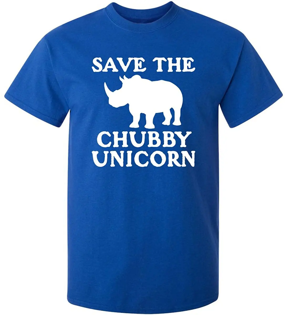 Забавная футболка с принтом &quotSave The Chubby Unicorn" для мужчин саркастический Swag