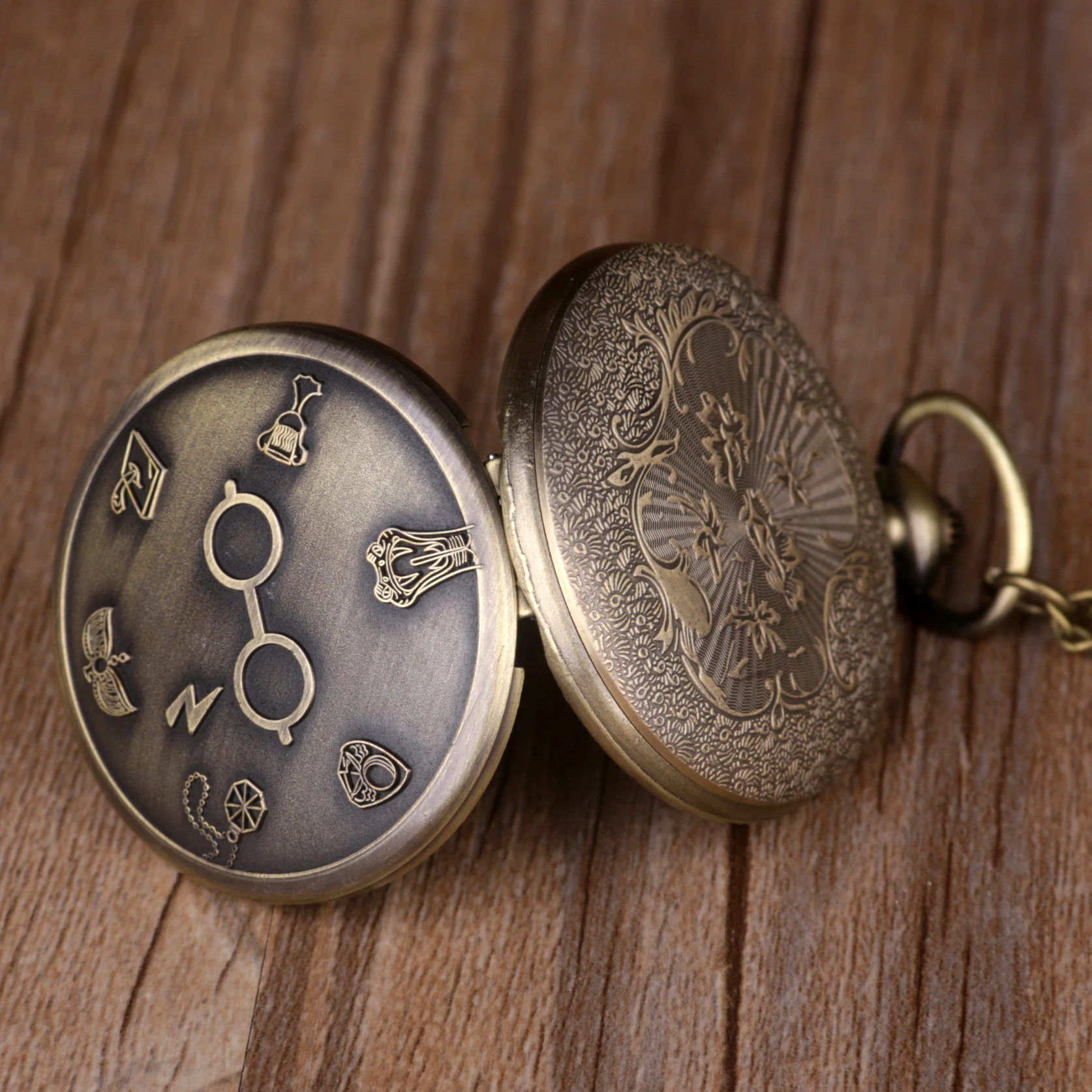 Модные очаровательные бронзовые Кварцевые часы унисекс в стиле стимпанк