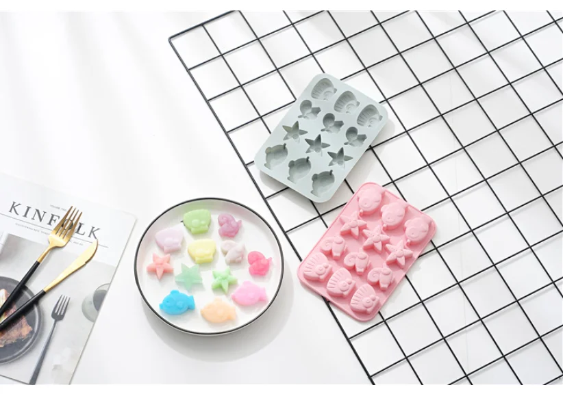 

8/10/12/14 cavity 3D Many different shapes Shape Silicone Molds for Baking Sponge Chiffon Mousse Dessert Cake Food Grade