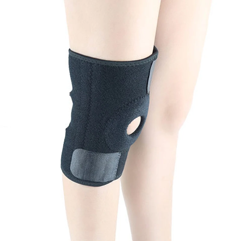 

1 Pcs Knee Pad Support 4 Springs Brace Protect Protector for Cycling Running Climbing M2