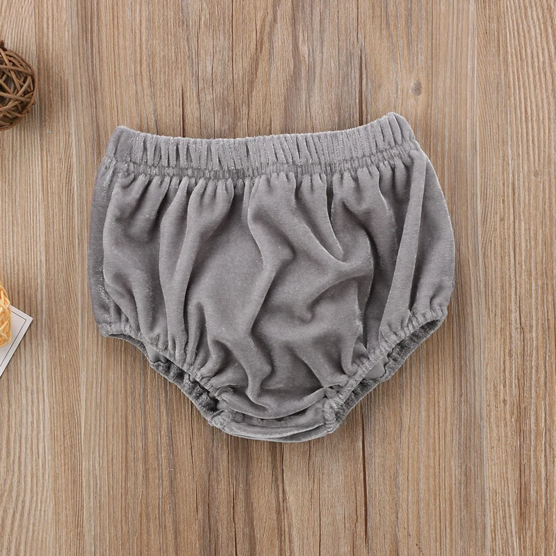 Милые бархатные шорты Pudcoco для маленьких девочек со склада в США штаны нижнее