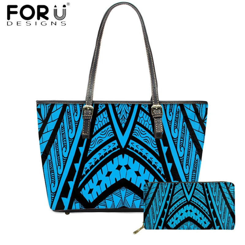 

FORUDESIGNS Новый Модный женский комплект сумок и кошельков, сумки-тоуты из искусственной кожи с плечевым узором, 2 шт., роскошная сумка через плеч...