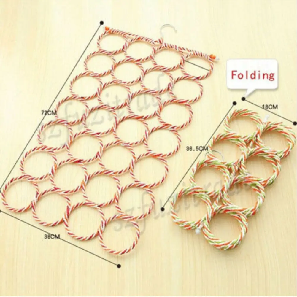 Шарф Вешалка многоцветные шарфы Дисплей повесить Галстуки поясом организовать