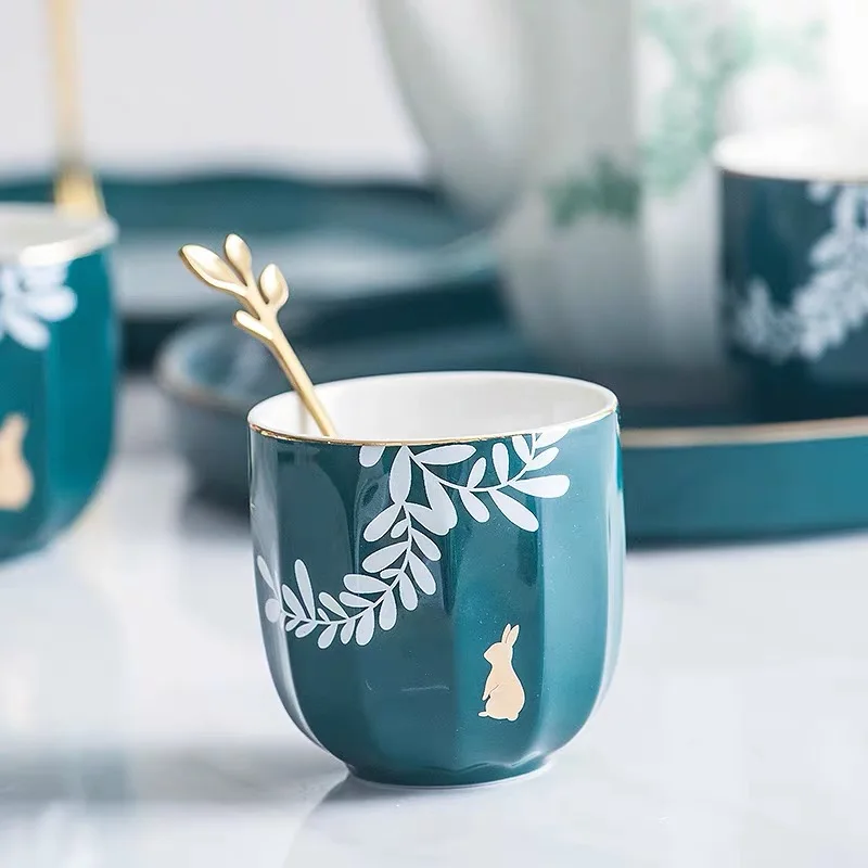 Набор керамической посуды для напитков комплект из 6 предметов холодный чайник